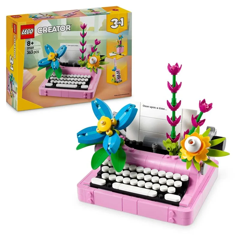 Creator 3 i 1 31169 Skrivemaskine med blomster