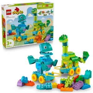 LEGO® DUPLO® 10451 3-i-1: Dinosaurer på hjul