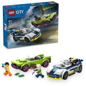 LEGO® City 60415 Forfølgelse med politibil og sportsvogn