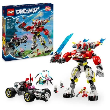 DREAMZzz™ 71497 Coopers tigerrobot og Zers hotrod