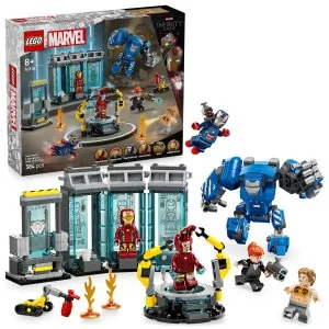 LEGO® Marvel 76315 Iron Man og hans laboratorium: Rustningshallen