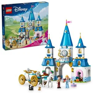 LEGO® │ Disney Princess 43275 Askepots slot og karet med heste