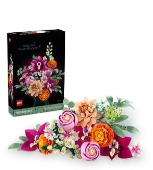 LEGO® Botanicals 10342 Smuk buket af lyserøde blomster