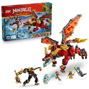 LEGO® NINJAGO® 71868 Wyldfyre og transformerende dragedragt