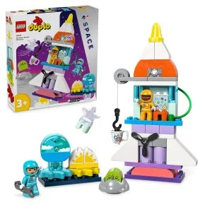 LEGO® DUPLO® 10422 Rumeventyr med rumfærge 3-i-1