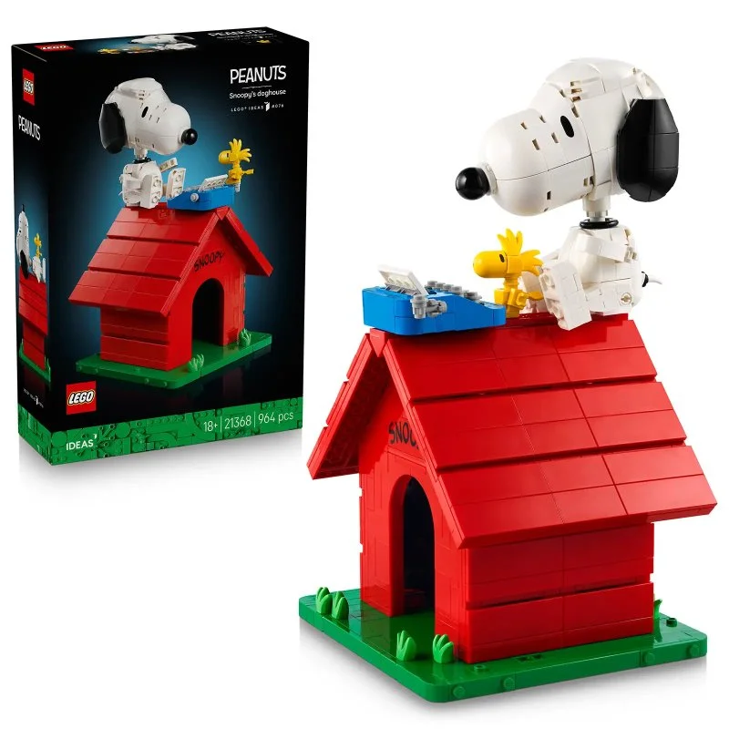 Ideas 21368 Peanuts: Snoopys hundehus