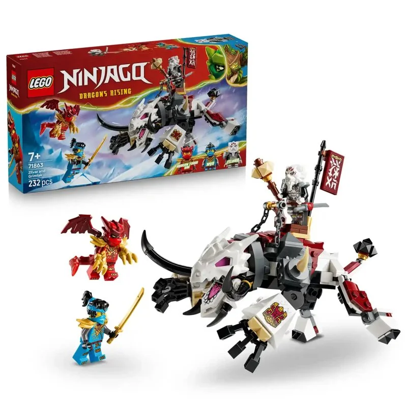 NINJAGO® 71863 Zilvar og dragevæsenet Grimtak