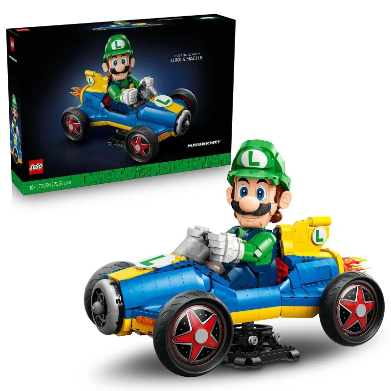 Super Mario™ 72050 Mario Kart™ – Luigi og Mach 8
