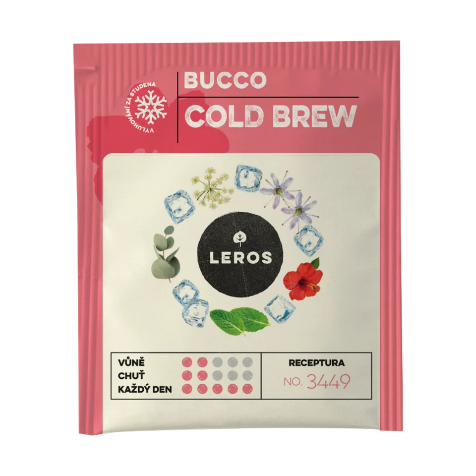 LEROS Urteblanding Bucco Cold Brew - teposer (20 x 1,5 g) - til tilberedning af iste