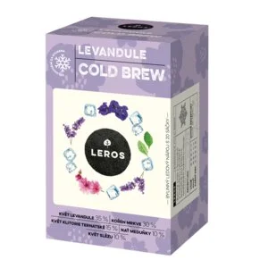 LEROS Urteblanding Lavendel Cold Brew - teposer (20 x 1,2 g) - til tilberedning af iste