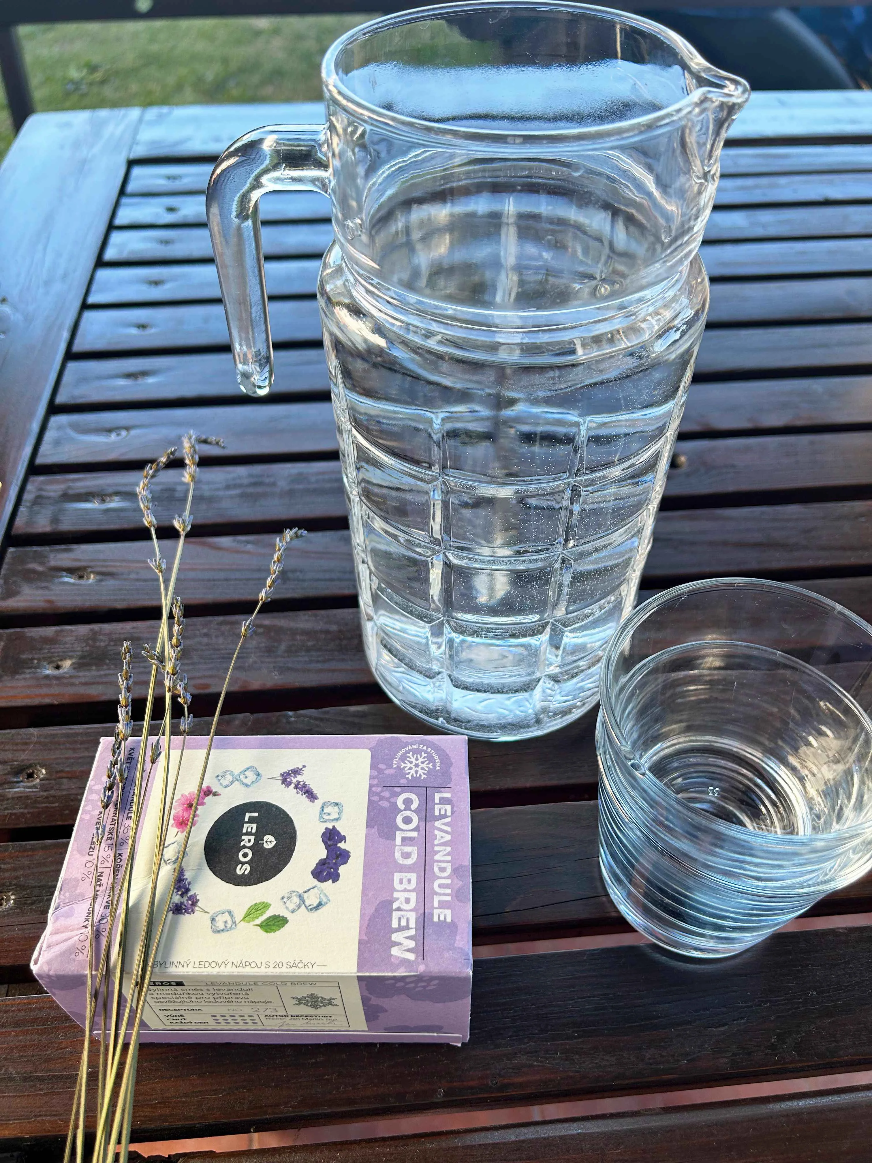 LEROS Urteblanding Lavendel Cold Brew - teposer (20 x 1,2 g) - til tilberedning af iste