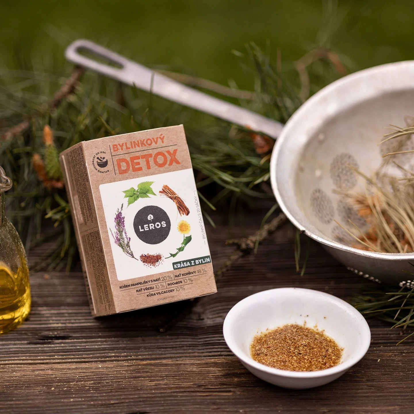 LEROS Urtete Urte-detox - tebreve (20 x 1,5 g) - til rensning af kroppen