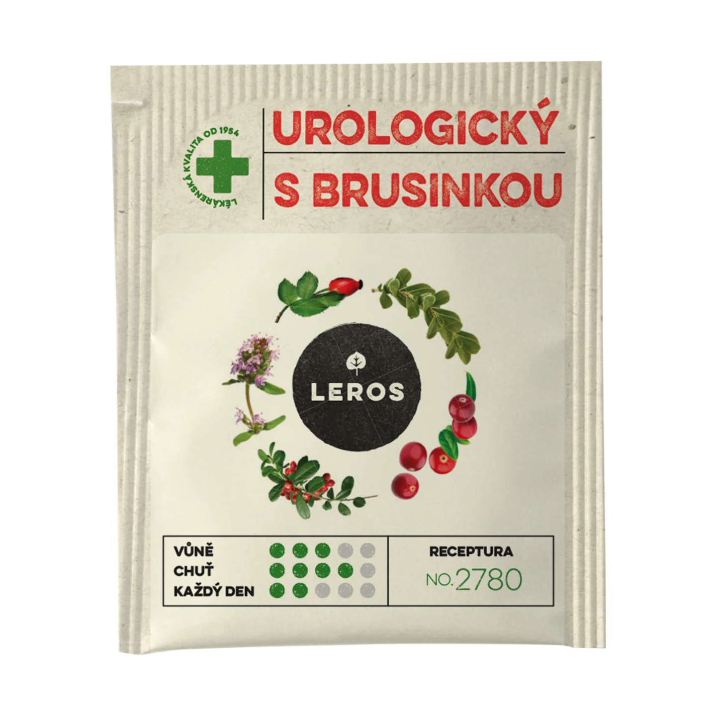 LEROS Urologisk urtete med tranebær - tebreve (20 x 1,5 g) - understøtter urinvejenes sundhed