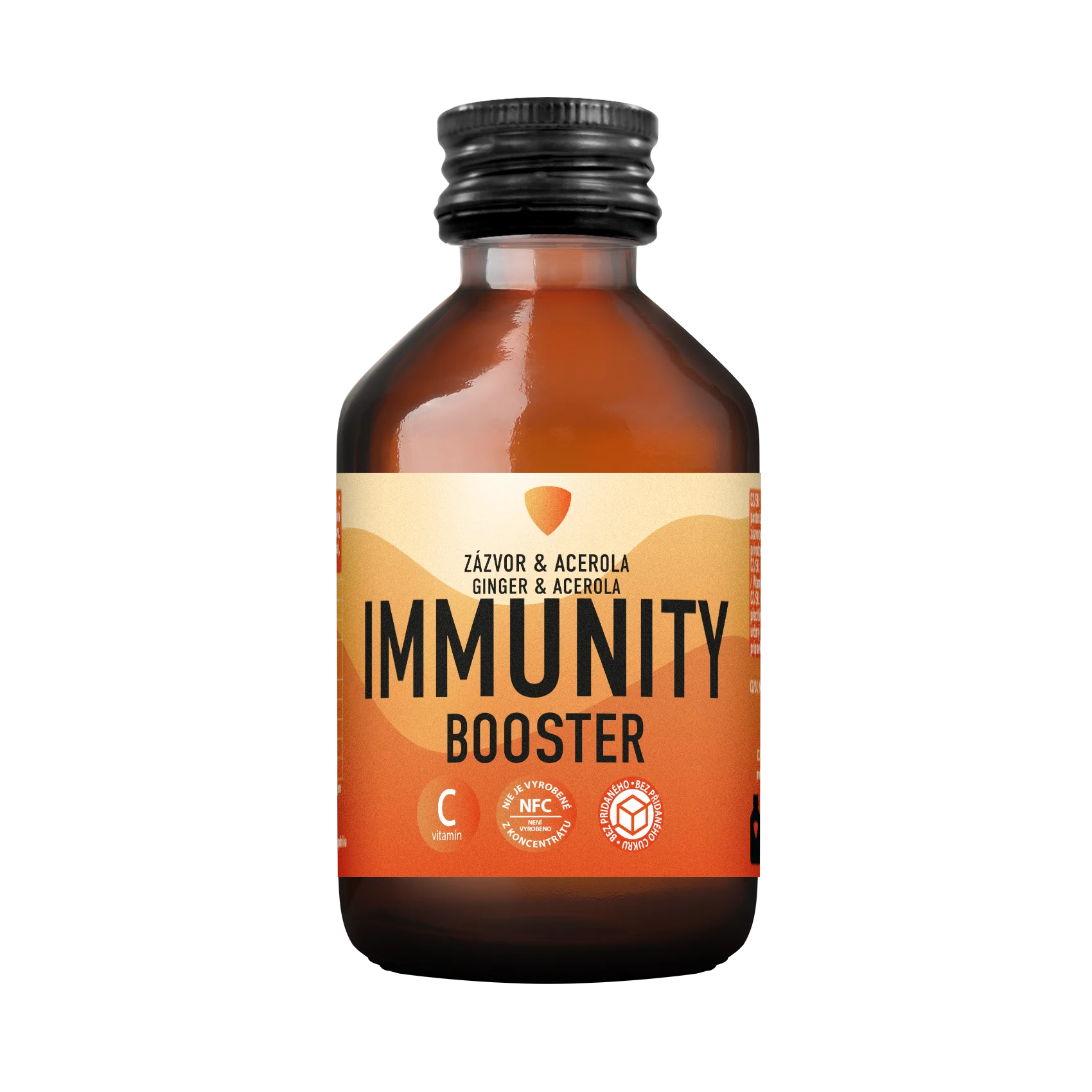 LEROS Healthy booster Ingefær & Acerola Immunity shot (100 ml) - til styrkelse af immunforsvaret