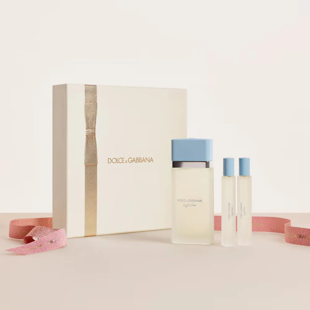 Light Blue 100 ml + 2 x EDT mini eau de toilette til kvinder 10 ml