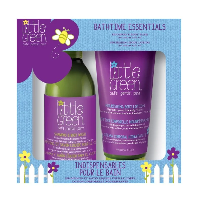 KIDS Bathtime Essentials Box til børn (brusegel + bodylotion) +180 ml