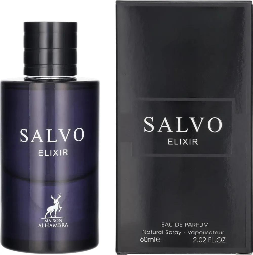 Salvo Elixir parfumeret vand til mænd 60 ml