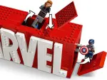 Marvel 76313 MARVEL-logo og minifigurer