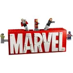 Marvel 76313 MARVEL-logo og minifigurer