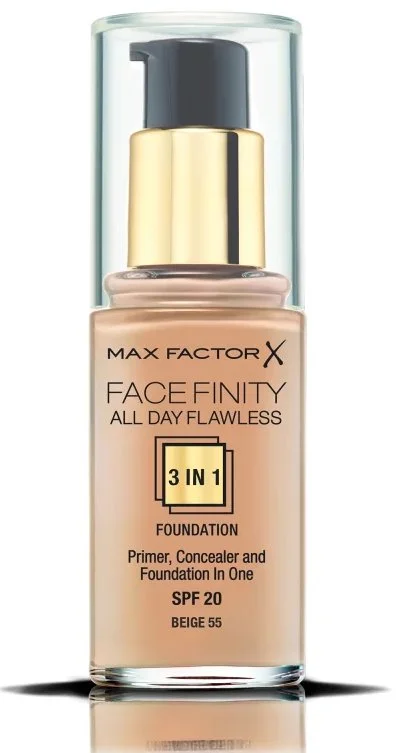 Facefinity 3-i-1 Foundation - 55 Beige 30 ml