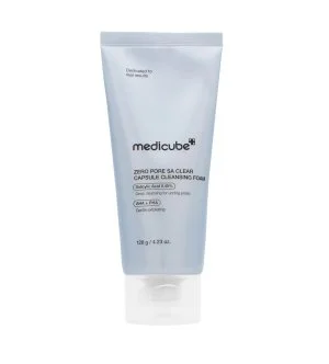 Medicube Zero Pore Capsule Cleansing Foam skum til dybderensning af porerne med exosomkapsler og AHA-BHA-PHA 120 g