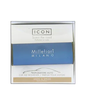 Millefiori Icon Classic Legni & Spezie duft til bil blå