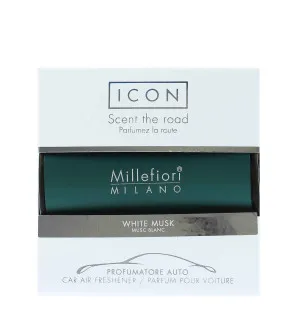 Millefiori Icon Classic White Musk duft til bil grøn