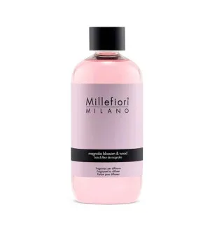 Millefiori Milano Magnolia Blossom & Wood refill til diffuser 250 ml