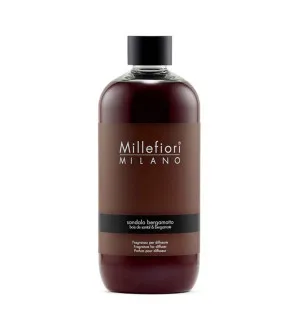 Millefiori Milano Sandalo Bergamotto refill til aromadiffusorer 500 ml