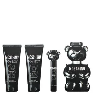 Moschino Toy Boy gaveæske 100 ml + aftershavebalsam 100 ml + brusegel 100 ml + Eau de Parfum Eau de Parfum til mænd
