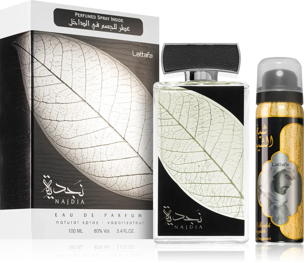 Najdia EDP 100 ml + DEO spray (tilfældig duft fra producenten) 50 ml UNISEX 1 ks