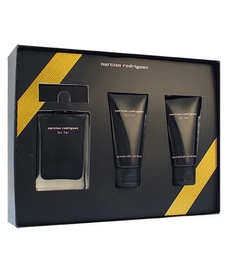 For Her gavesæt 50 ml + bodylotion 50 ml + brusegel eau de toilette til kvinder