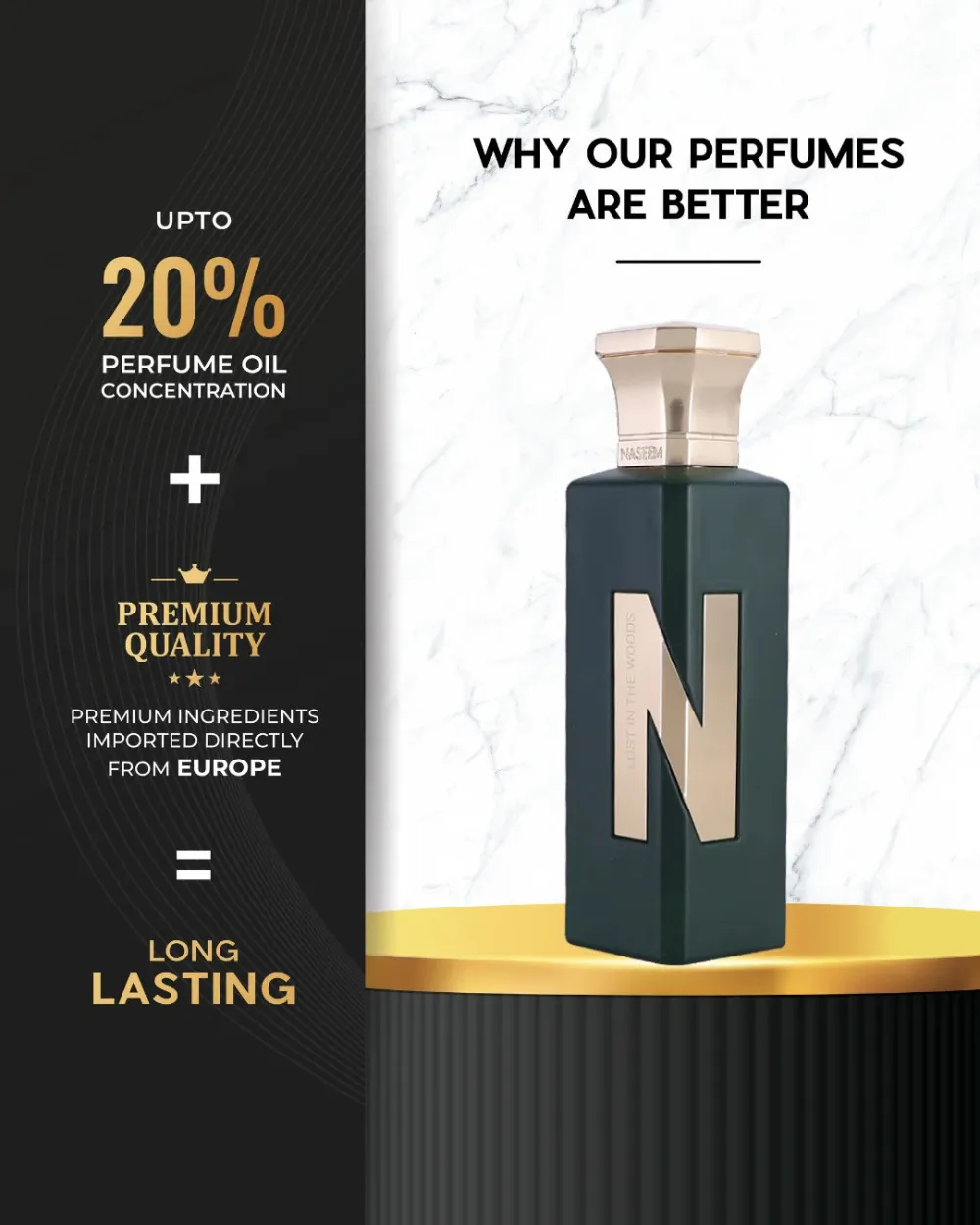 Lost In The Woods aqua parfume til mænd 75 ml
