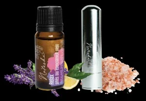 Natasha Aromasæt med inhalator - Relax - beroligende lavendel og citron