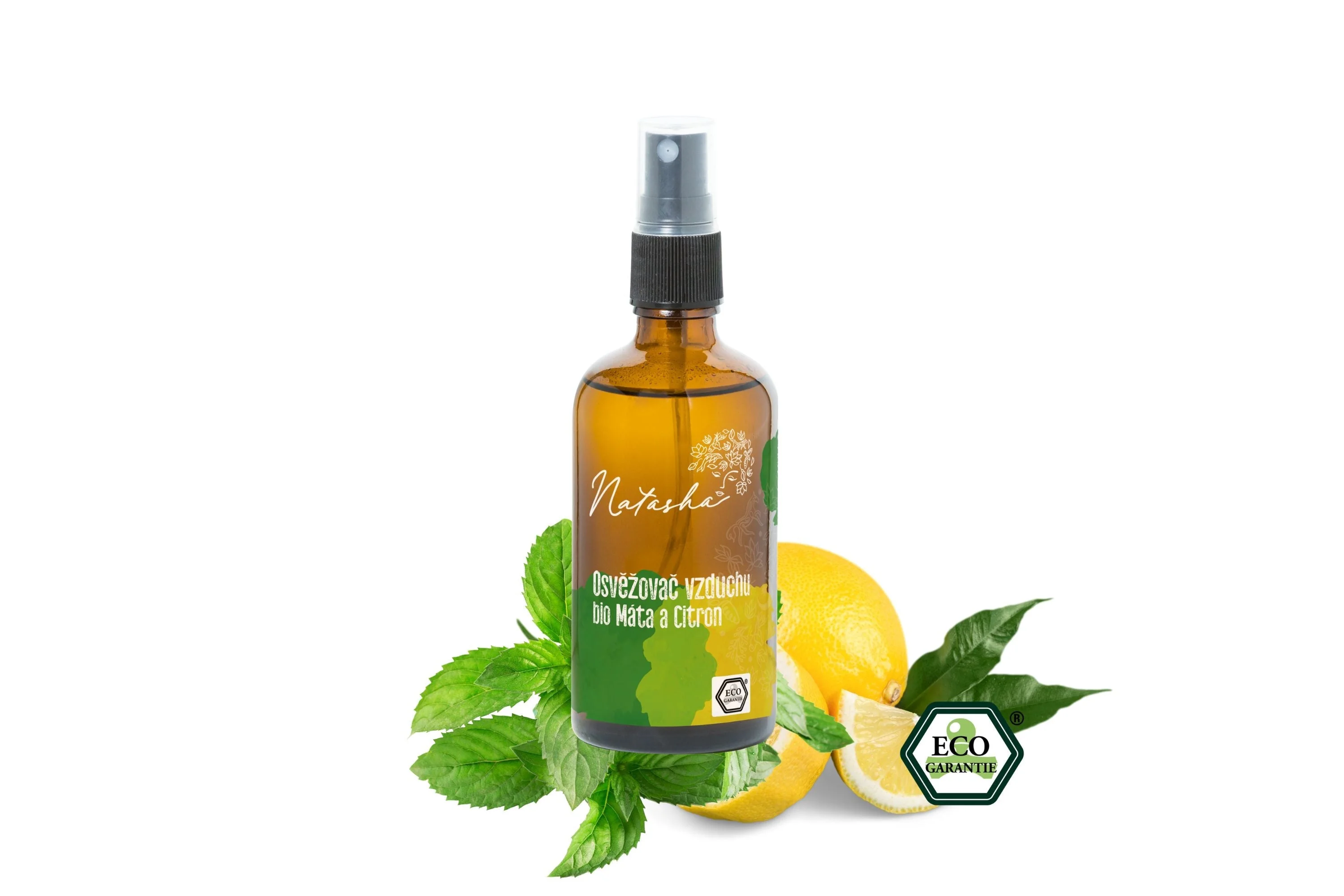 Natasha Luftfrisker - Mynte med citron (100 ml) - lindrer stress og spændinger