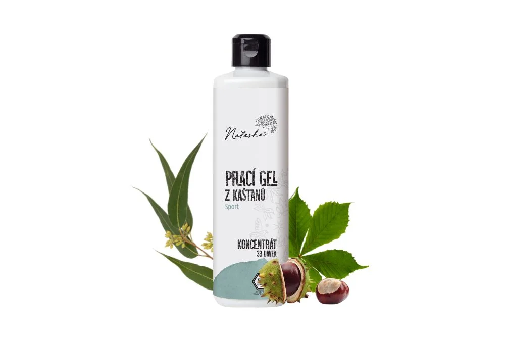 Natasha Vaskegel af hestekastanjer Sport - koncentrat 500 ml - 33 vaske i 500 ml