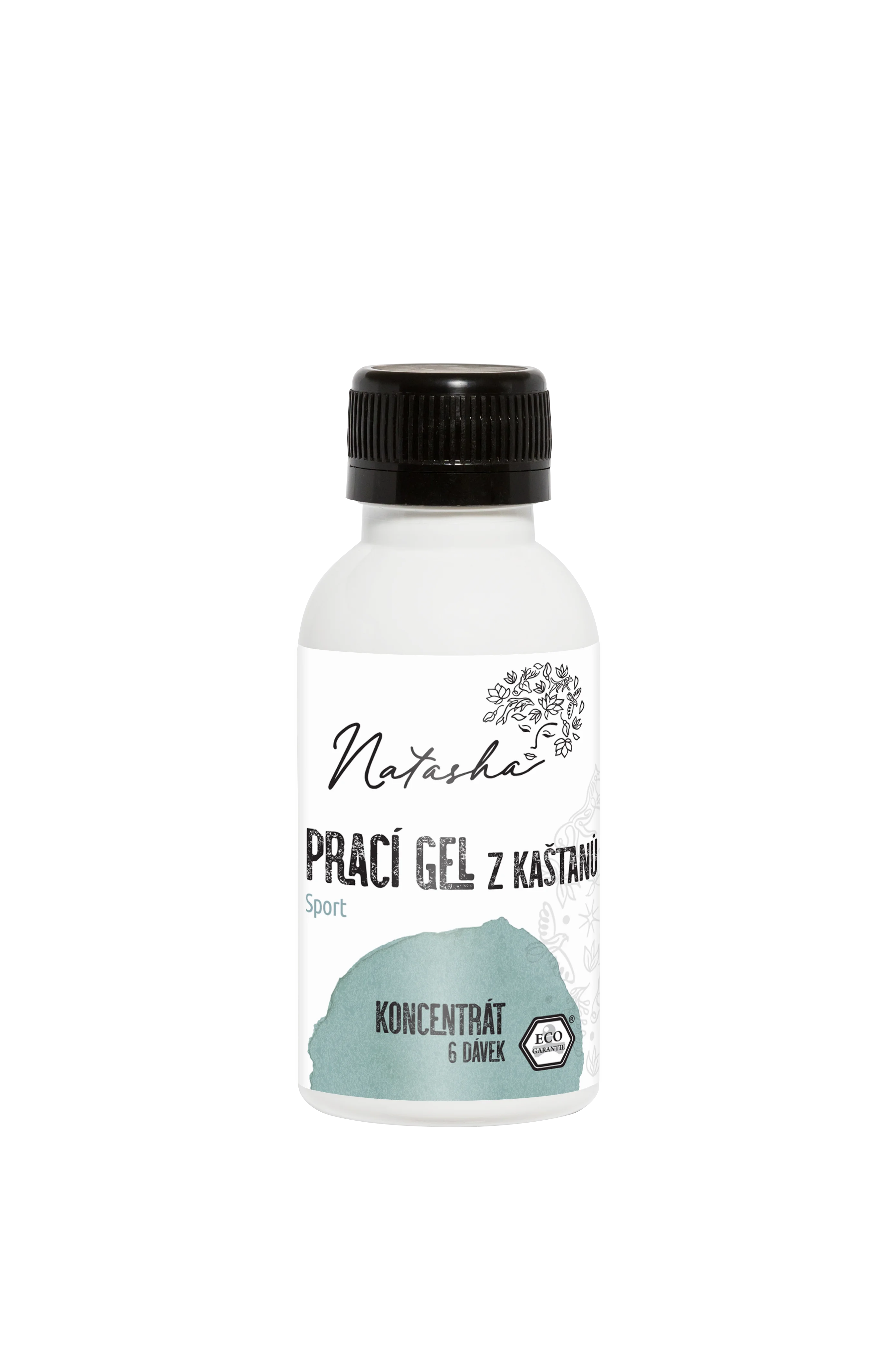 Natasha Vaskegel af hestekastanjer Sport - koncentrat 500 ml - 33 vaske i 500 ml