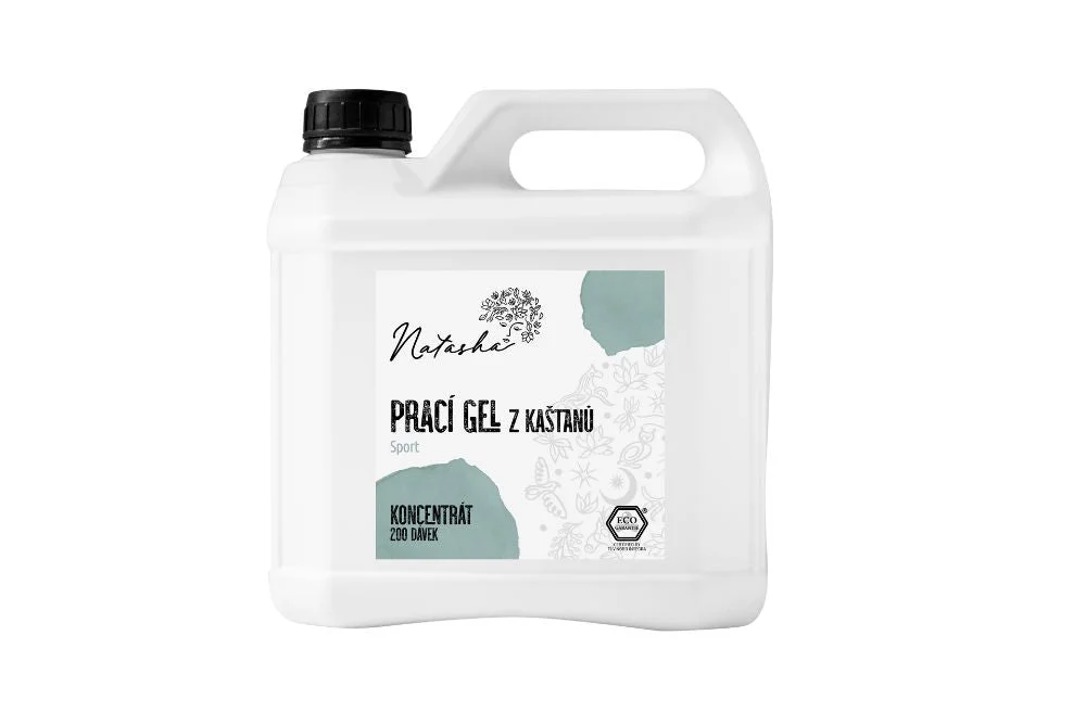Natasha Vaskegel af hestekastanjer Sport - koncentrat 500 ml - 33 vaske i 500 ml