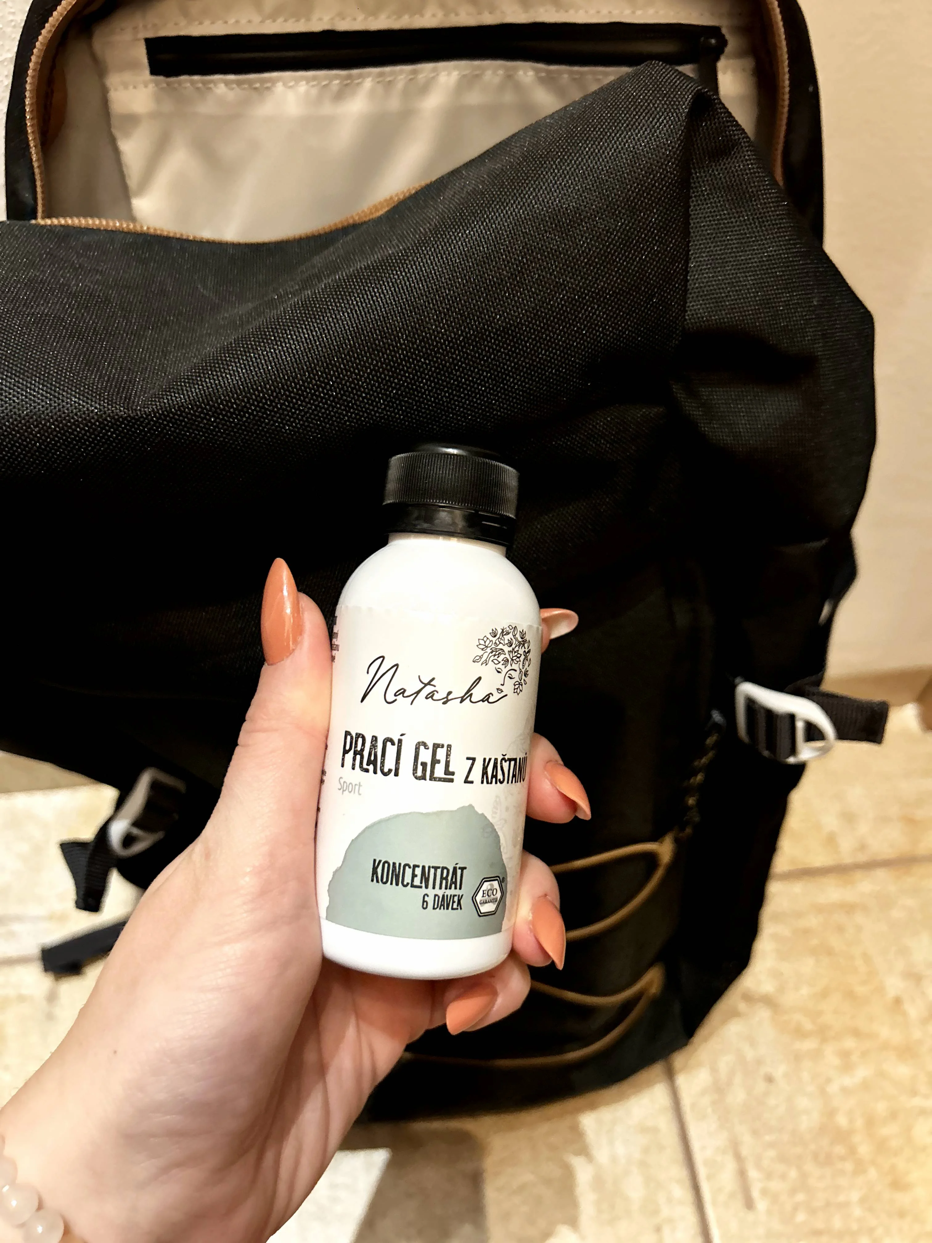 Natasha Vaskegel af hestekastanjer Sport - koncentrat 500 ml - 33 vaske i 500 ml