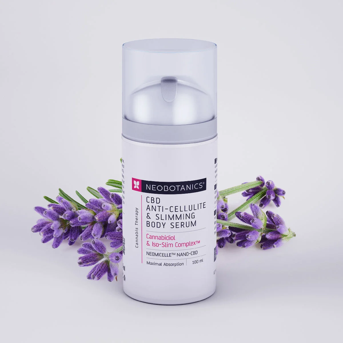 Neobotanics Anti-cellulite & Slimming Gel med hamp (100 ml) - til pleje af hud med tendens til cellulite