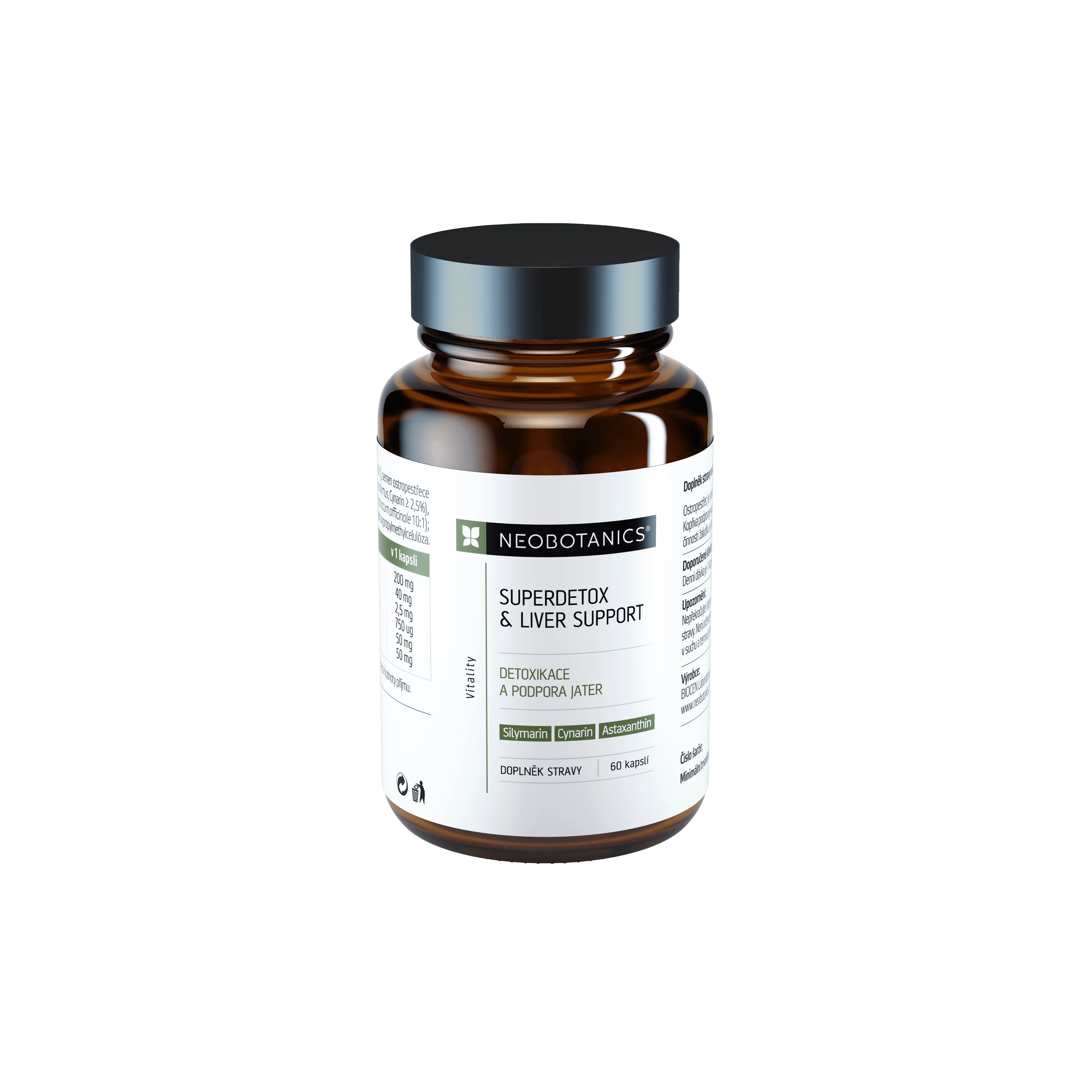 Neobotanics Superdetox & Liver Support (60 kapsler) - afgiftning og støtte til leveren