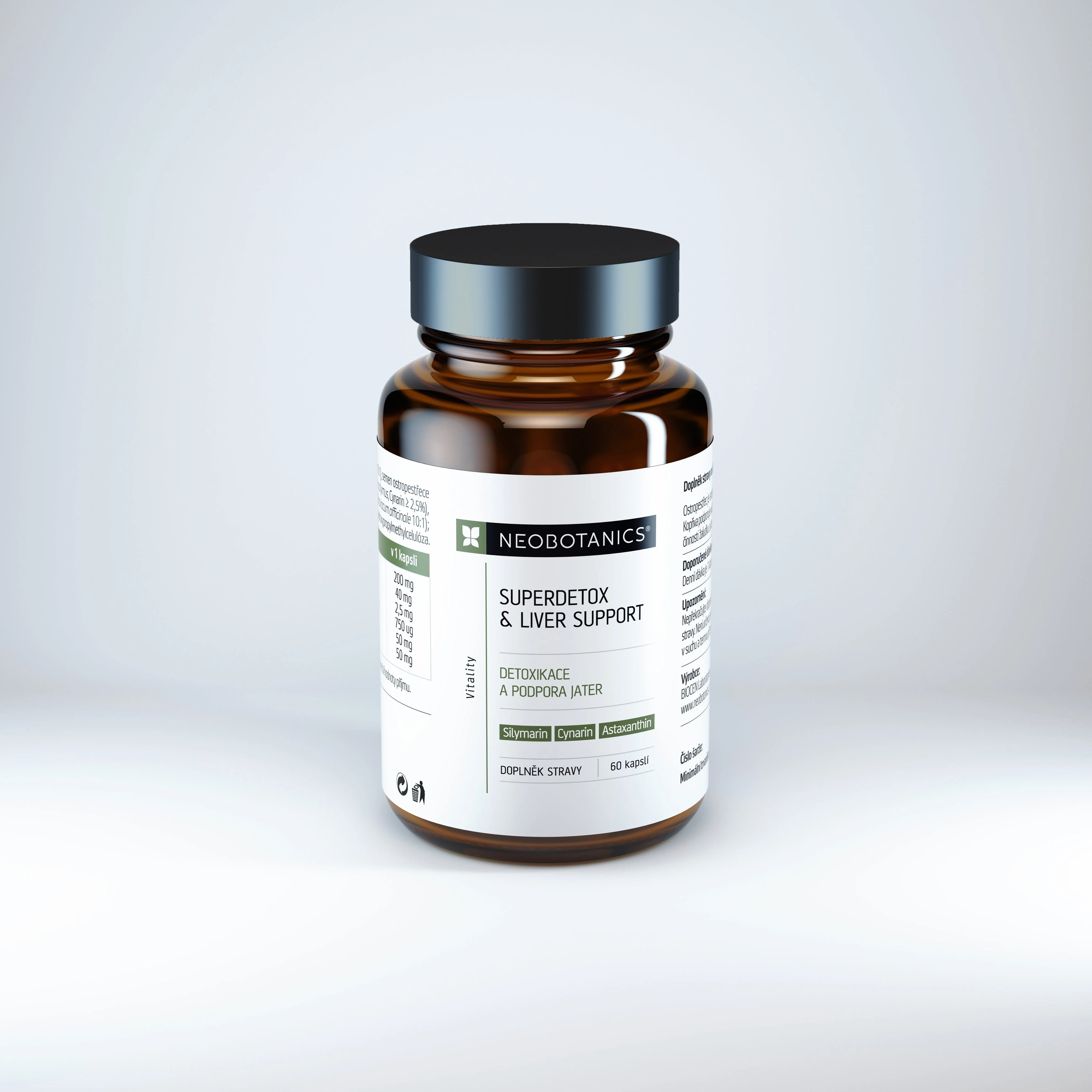 Neobotanics Superdetox & Liver Support (60 kapsler) - afgiftning og støtte til leveren