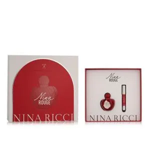 Nina Ricci Nina Rouge EDT 50 ml + læbestift i blyant 75 ml W