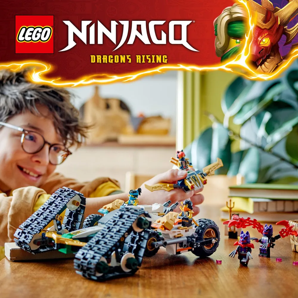 NINJAGO® 71820 Ninjahold og kombokøretøj