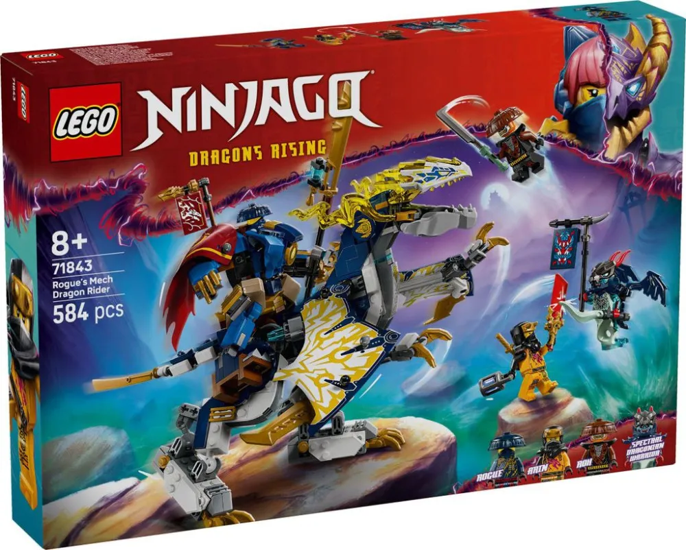 NINJAGO® 71843 Rogue og den robotiske dragerytter