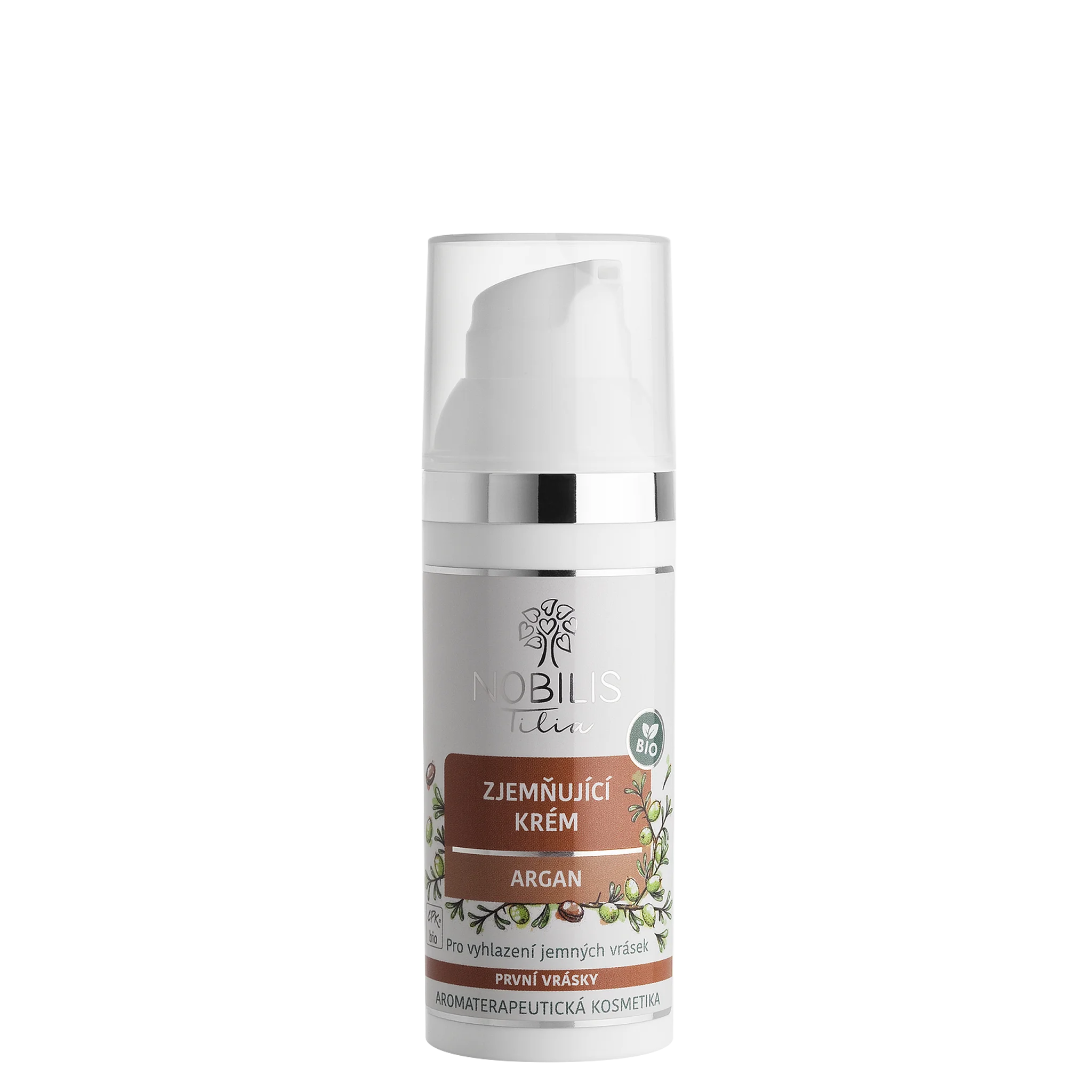 Nobilis Tilia Blødgørende creme Argan BIO 2 ml - prøve - udløb 06/2026 - ekstra portion vitalitet