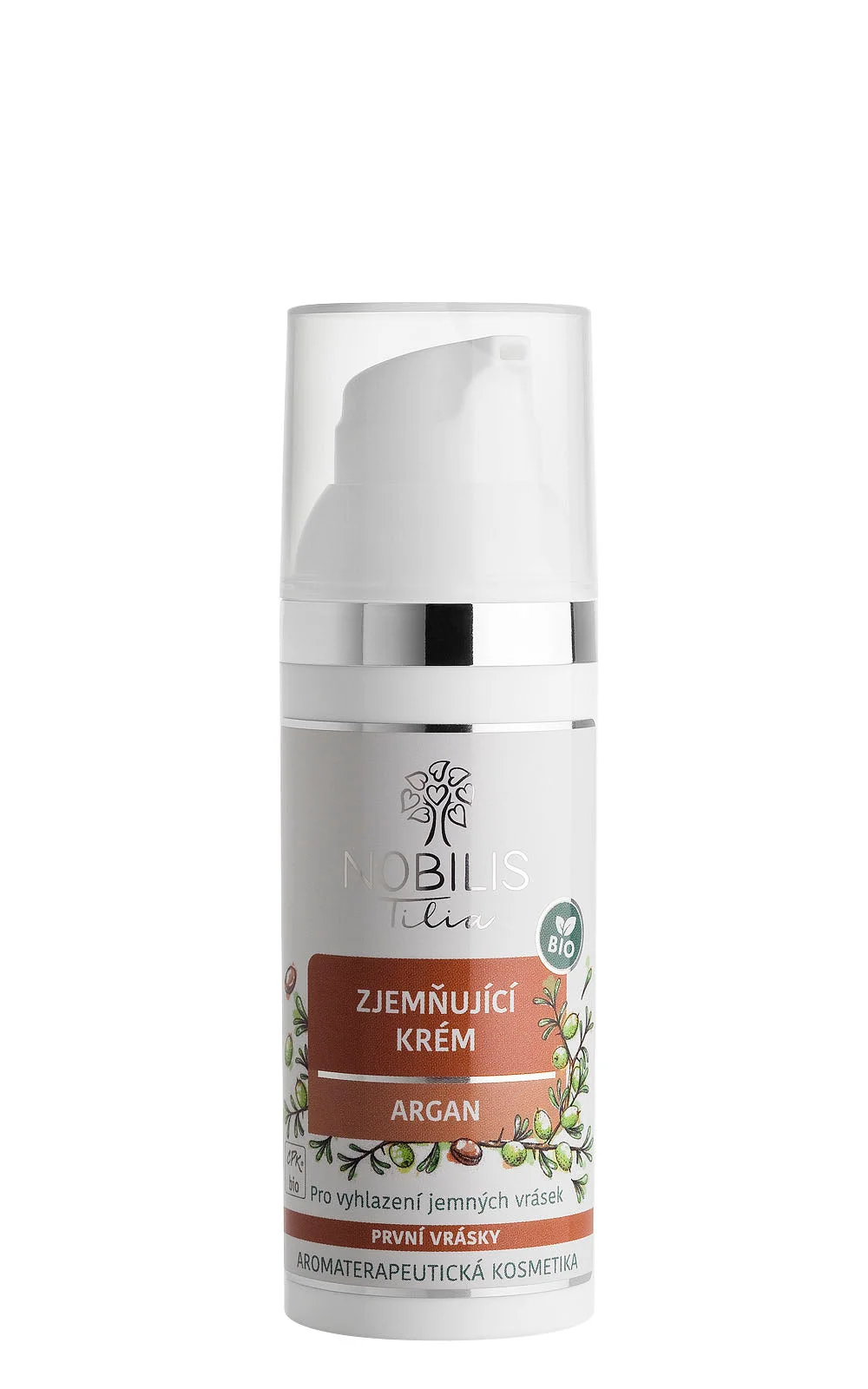 Nobilis Tilia Blødgørende creme Argan BIO 2 ml - prøve - udløb 06/2026 - ekstra portion vitalitet