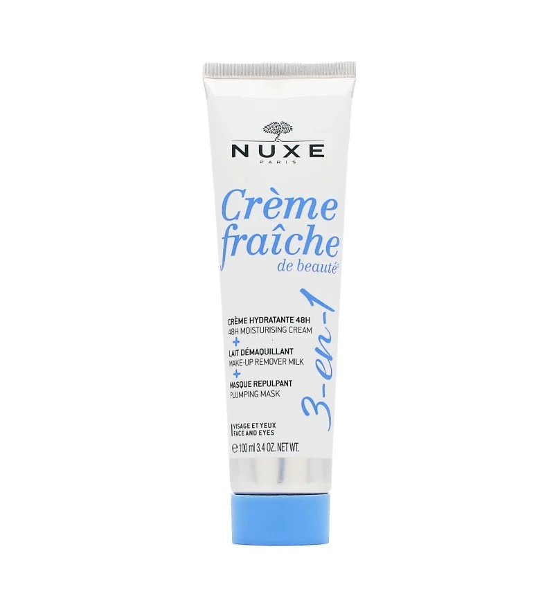 Crème Fraîche de Beauté 3-i-1 fugtighedscreme, rensemælk og ansigtsmaske 100 ml