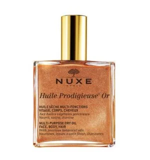 Nuxe Huile Prodigieuse Or multifunktionel shimmerende tør olie til ansigt, krop og hår