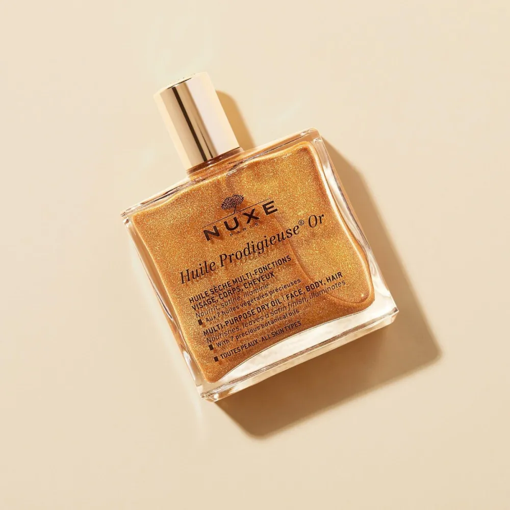 Huile Prodigieuse Or multifunktionel shimmerende tør olie til ansigt, krop og hår 100 ml